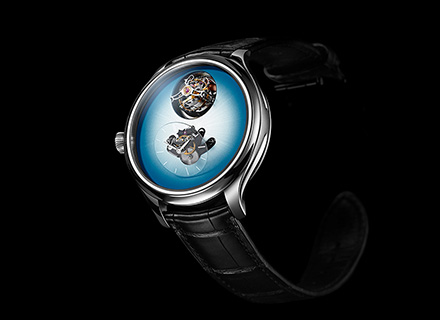 ENDEAVOUR CYLINDRICAL TOURBILLON<br>H.MOSER x MB&F<br>Ice Blue