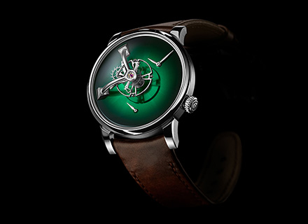 LM101 MB&F x H. Moser Cosmic Green