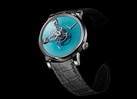 LM101 MB&F x H. Moser Aqua blue